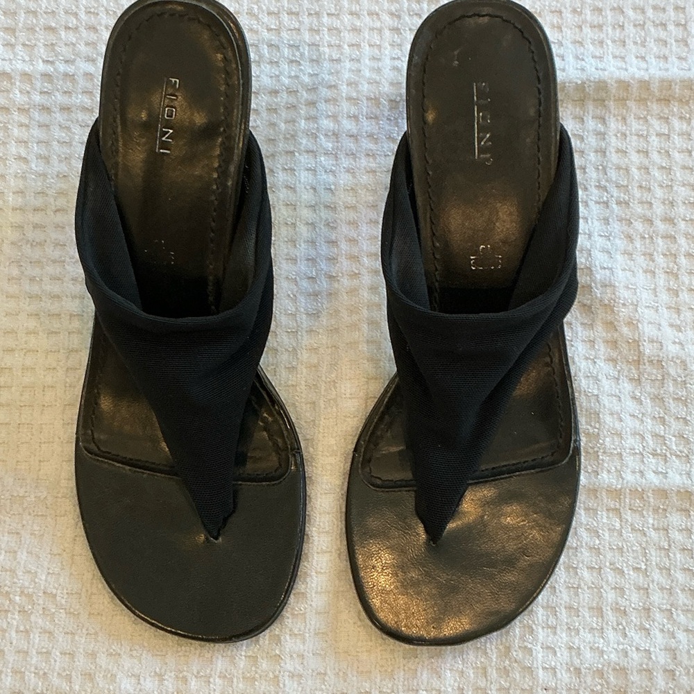 FIONI Clothing Elegant Black Sandals